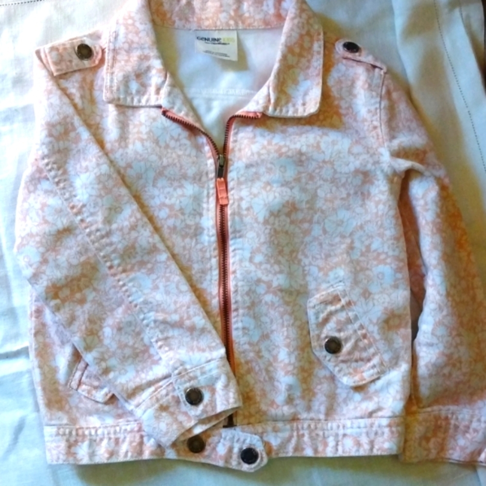 Osh Kosh Floral Jean Jacket 5T
